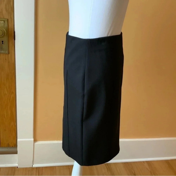 RENUAR Black Stretch Tailored Pencil Skirt Size 6 - Picture 3 of 11